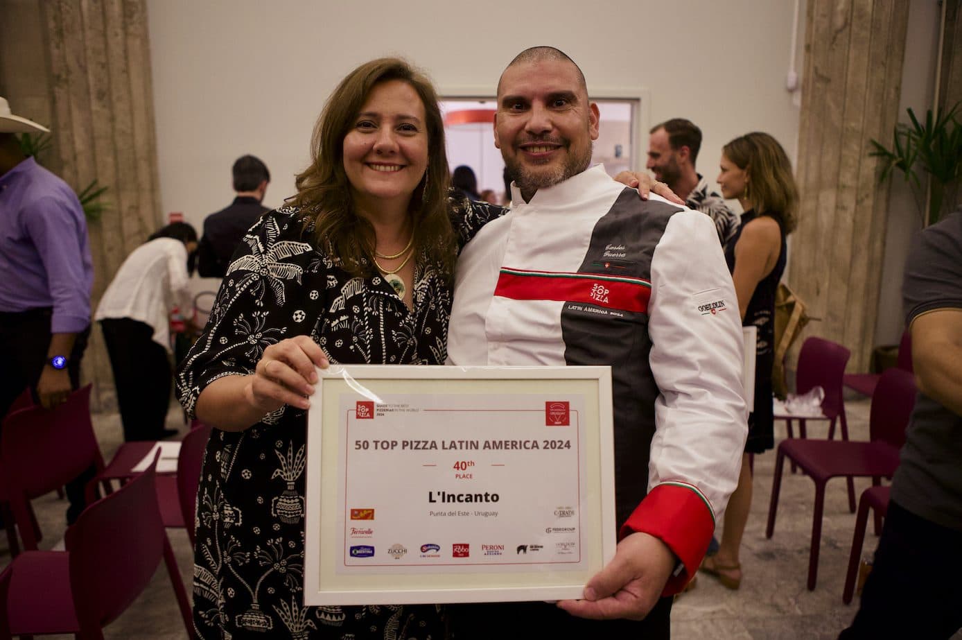 Uruguay celebra su puesto en la cima de la Pizza: L’Incanto restaurante se alza como la Mejor Pizzería del País según 50 Top Pizza